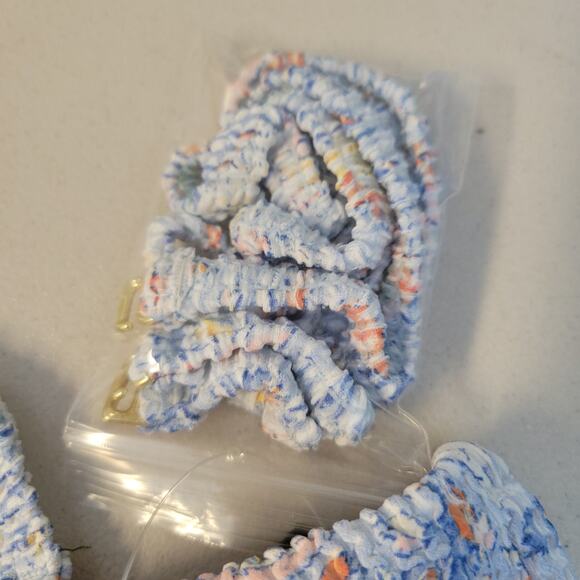 NWT J.Crew Scrunchie Sweetheart Bikini Top Floral Beach Vacation Summer Size 3X - Picture 5 of 7